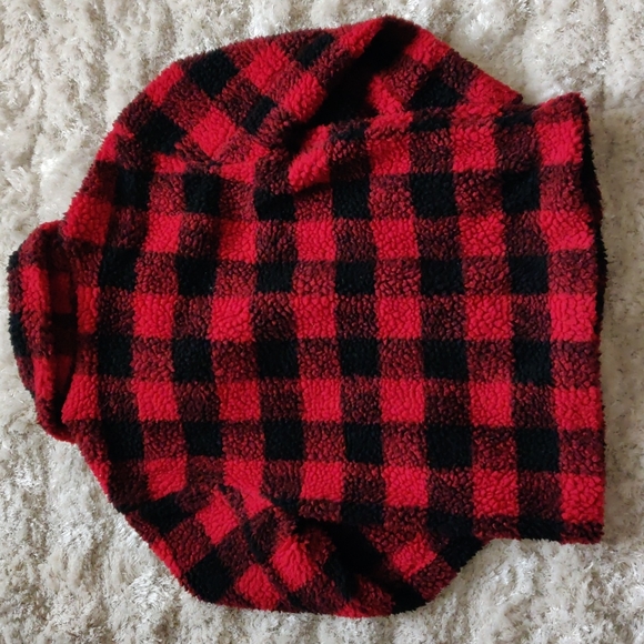 🎉Host Pick🎉 EUC Kid's Sherpa buffalo plaid coat - Picture 4 of 4